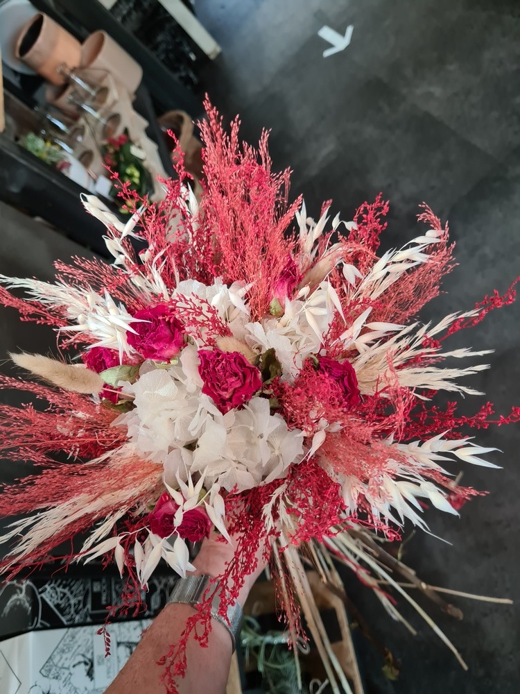 bouquets de fleurs séchées