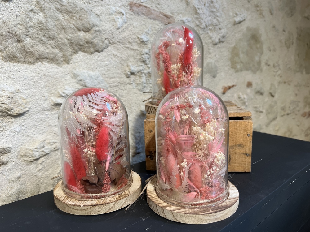 bouquets de fleurs séchées